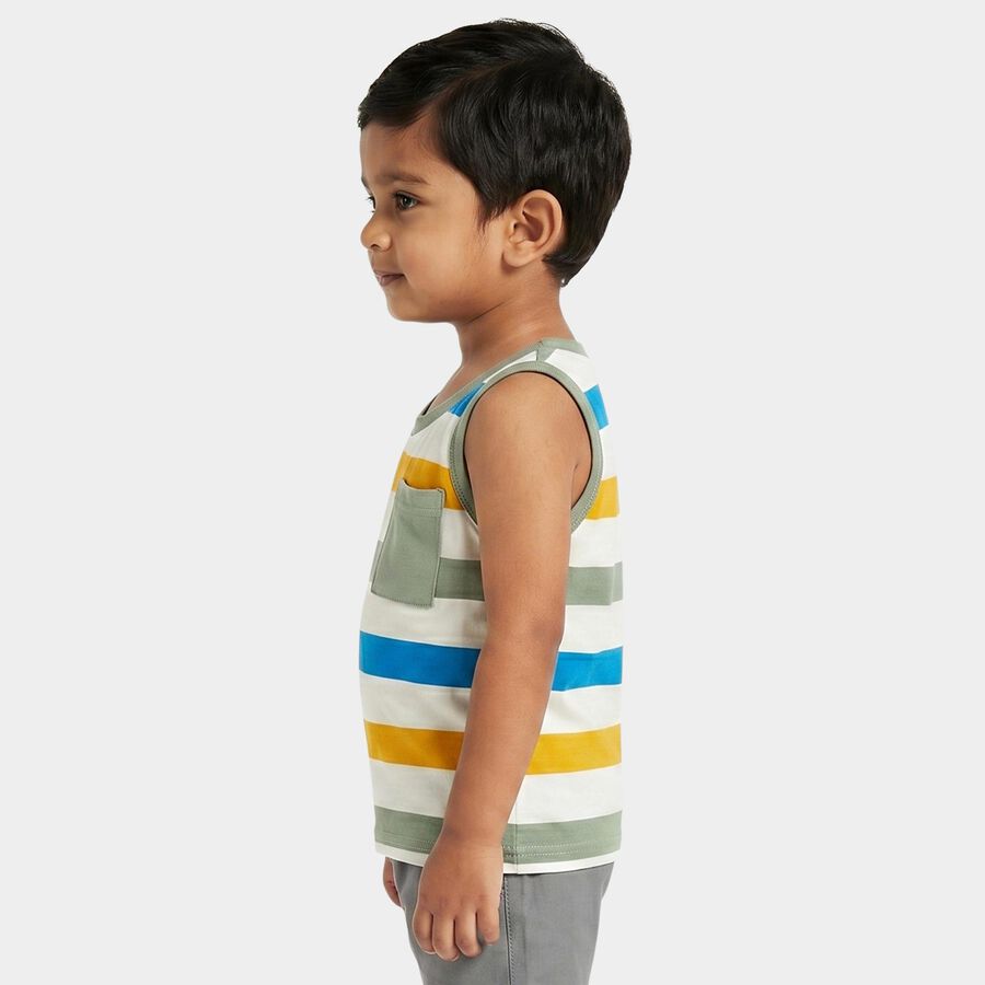 Boys Light Green Round Neck Casual Boys T-Shirt, हल्का हरा, large