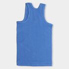 Boys' 100% Cotton Basic Vest , Light Blue, small image number null