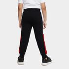 Boys' Navy Blue Regular Fit Colour Blocked Pyjama, Navy Blue, small