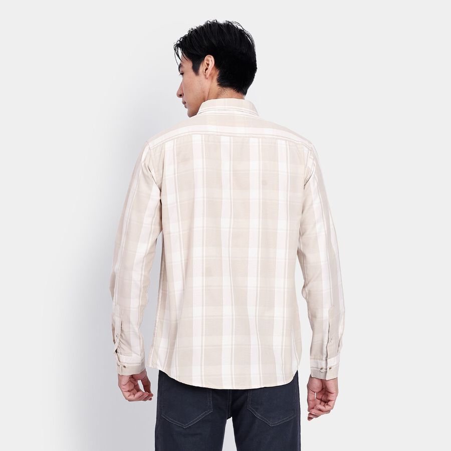 Men's Casual Shirt, Beige, large image number null