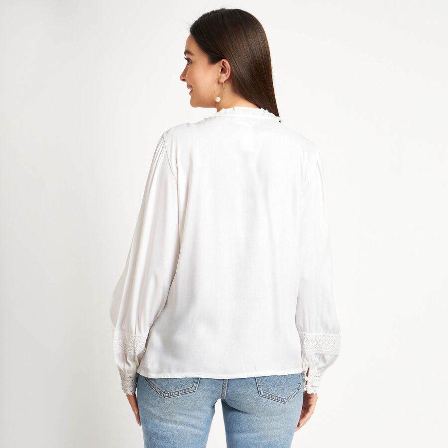 Solid Shirt, Off White, large image number null