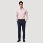 Men's Pink Regular Fit Formal Shirt, हल्का गुलाबी, small