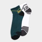 Men's Socks (Pack of 2), टील ब्लू, small