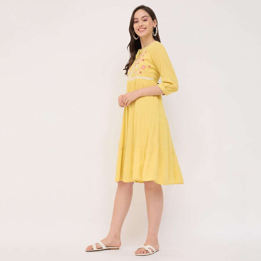 Ladies' Dress, Khaki, large image number null