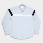 Boy's 100% Cotton Casual Shirt, हल्का नीला, small image number null