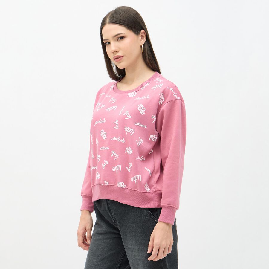 Ladies' Sweatshirt, Pink, large image number null