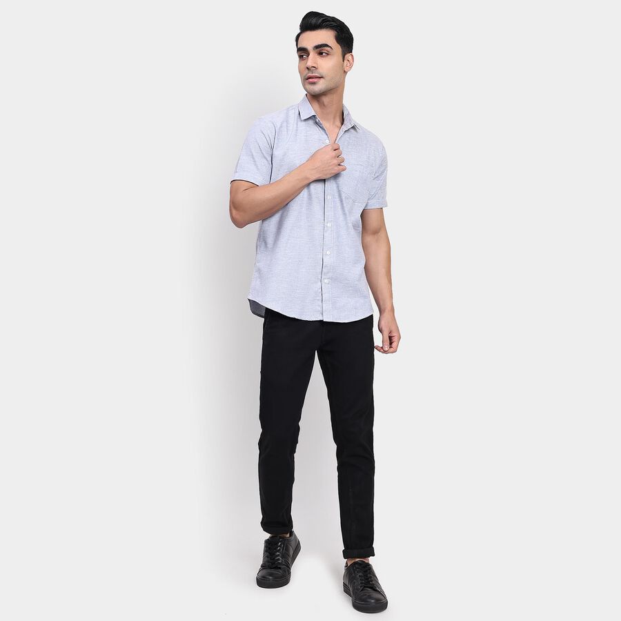 Men's Casual Shirt, हल्का ग्रे, large image number null