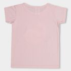 Girls' 100% Cotton T-Shirt , हल्का गुलाबी, small image number null