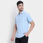 Cotton Solid Casual Shirt, Light Blue, small image number null