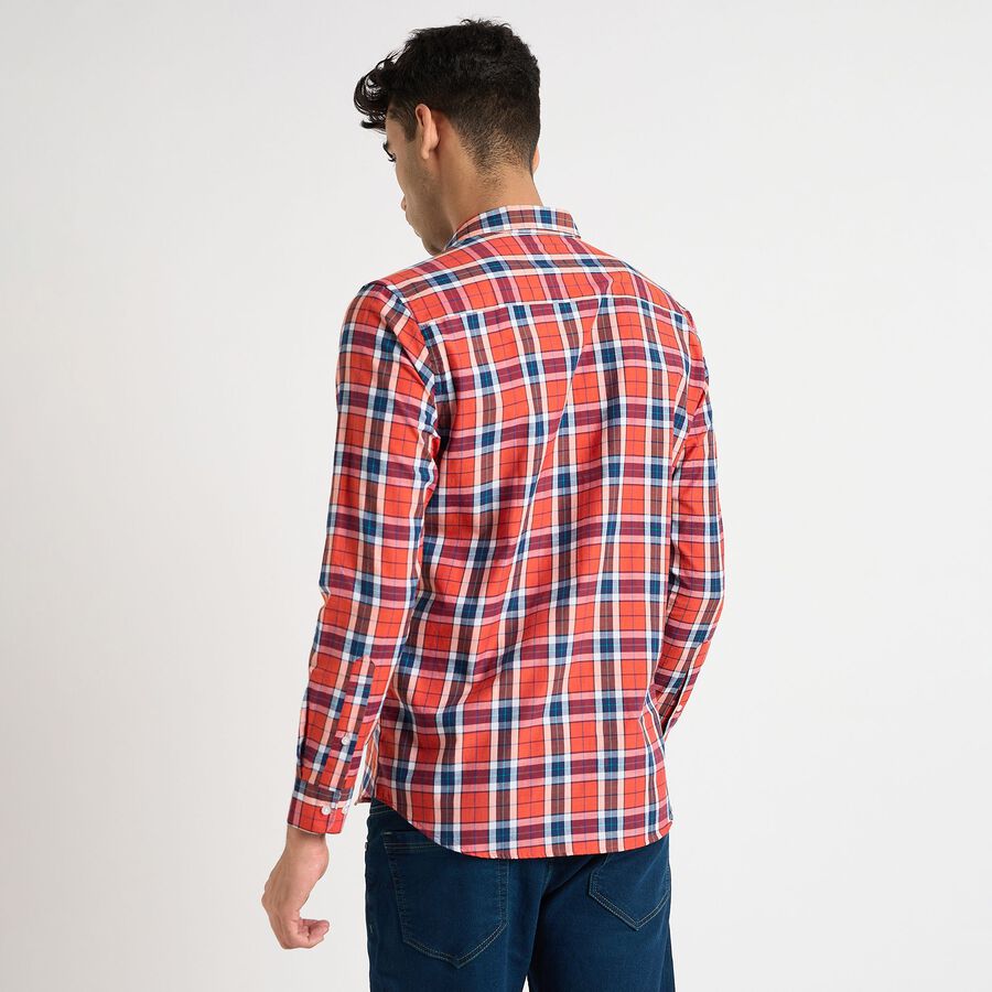 Men's Casual Shirt, नारंगी, large image number null