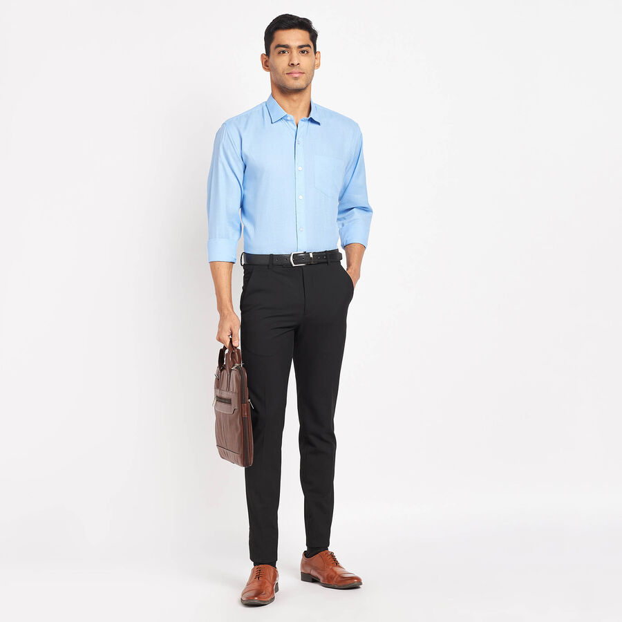 Solid Formal Shirt, Light Blue, large image number null