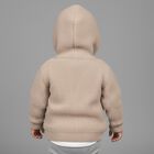 Infants Muted Beige Hooded Casual Pullover, गहरा पीला, small image number null