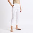 Ladies' 100% Cotton Palazzos , Off White, small image number null