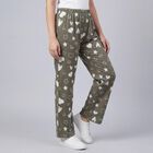 Women's Olive Relaxed Fit Pyjama, Olive, small