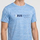 Men's Light Blue Round Neck Regular Drifit T-Shirt, Light Blue, small