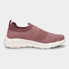 Women's Dusty Rose Pink Slip-On Casual Sneakers, गुलाबी, small