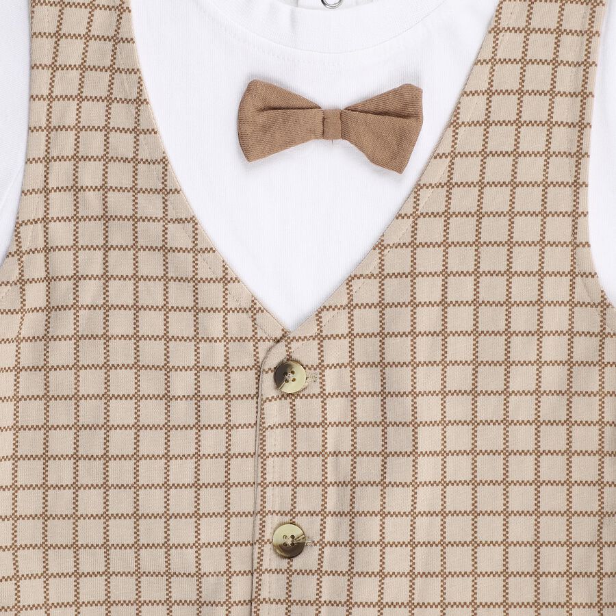 Infants' 100% Cotton Baba Suit, गहरा पीला, large image number null