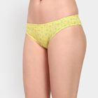 Ladies' 100% Cotton Panty, Yellow, small image number null