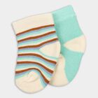 Infant's Socks (Pack of 2), Light Green, small