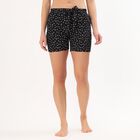 Women's Lightweight Viscose Shorts, Black, small