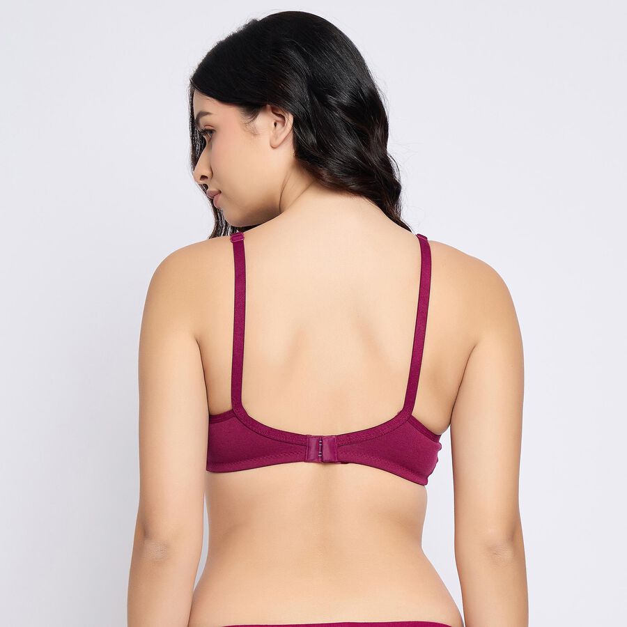 Ladies' Bra , Wine, large