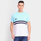 Men's 100% Cotton Round Neck Half Sleeves T-Shirt, Sky Blue, small image number null