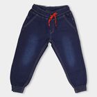 Boys' Deep Indigo Slim Fit Jogger Jeans, Dark Blue, small image number null