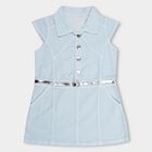 Girls' Frock , हल्का नीला, small image number null