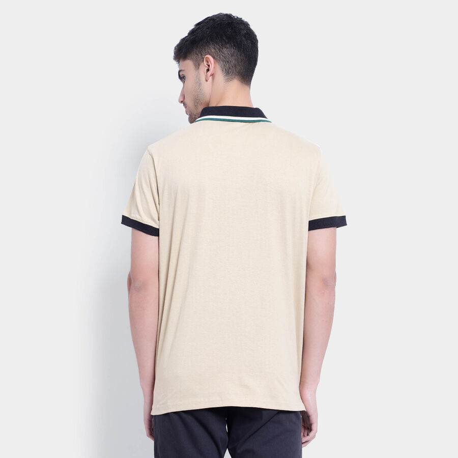 Cotton Polo Shirt, Brown, large image number null