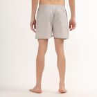 Men's 100% Cotton Inner Elastic Boxers , Light Grey, small image number null