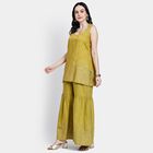 Ladies' Ethnic Set, हल्का हरा, small image number null