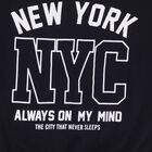 Boys Navy Blue Crew Neck Graphic Sweatshirt, नेवी ब्लू, small image number null