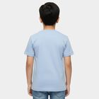 Boys' Half Sleeves T-Shirt, Light Blue, small