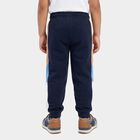 Boys Navy Blue Jogger Colorblock Pyjama, Navy Blue, small