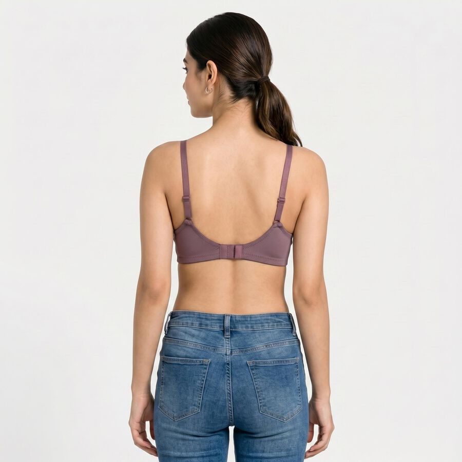 Women's Purple T-Shirt Bra, Purple, large