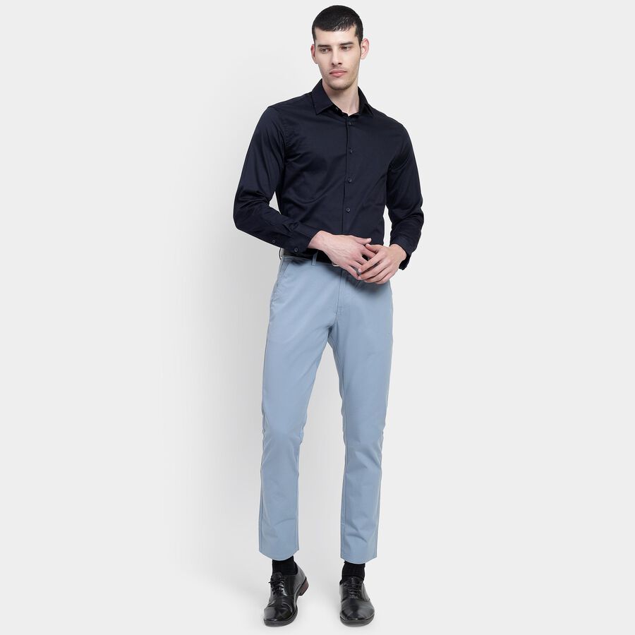 Men's Formal Shirt , नेवी ब्लू, large image number null