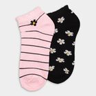 Girl's Socks (Pack of 2), Black, small image number null