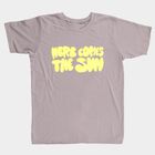 Boys Light Grey Round Neck Casual T-Shirt, Light Grey, small image number null