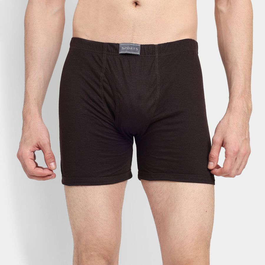 Men's Cotton Trunks , Brown, large image number null