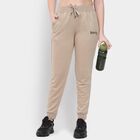 Ladies' Track Pants , Beige, small