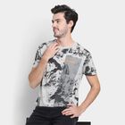 Men's 100% Cotton Round Neck Half Sleeves T-Shirt, गहरा ग्रे, small image number null