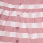 Infant Girls' 100% Cotton Frock, हल्का गुलाबी, small image number null