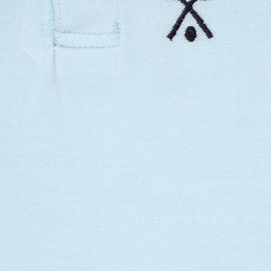सॉलिड टी-शर्ट, हल्का नीला, large image number null