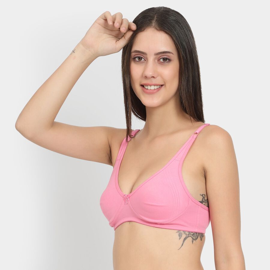 Ladies' Non-Padded Bra, Pink, large image number null