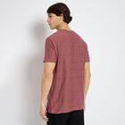 Men's 100% Cotton Round Neck Half Sleeves T-Shirt, हल्का गुलाबी, small