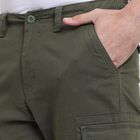 Men's Slim Fit Casual Trousers, गहरा हरा, small