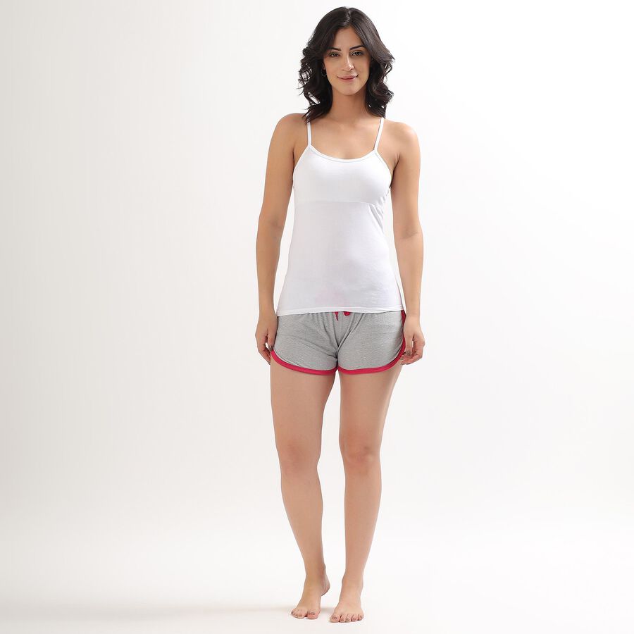 Ladies' Shorts , Melange Light Grey, large