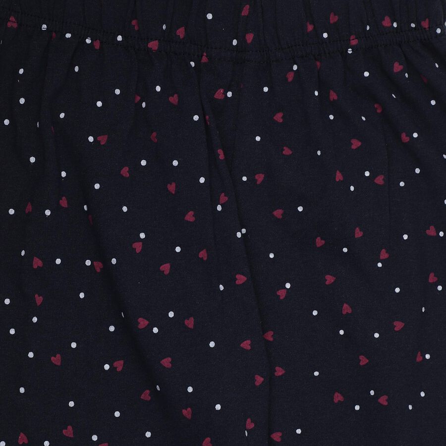 Girls' Pyjama, Navy Blue, large