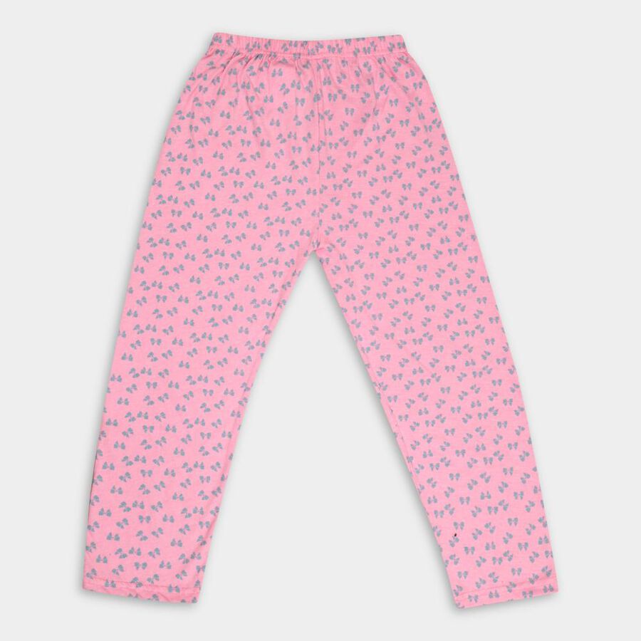 Girls' Pyjama, Light Pink, large image number null