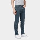 Men's Light Grey Slim Fit Stretchable Jeans, Light Grey, small